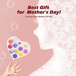 Flag Village Bath Bombs 14 Pieces Of Explosive Salt Ball Gift Box With Various Fragrance Bath Balls Bubble Bath Bomb for Women