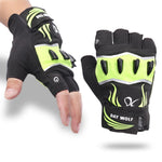 Flag Village Fingerless Outdoor Sports Bike Lighting Gloves