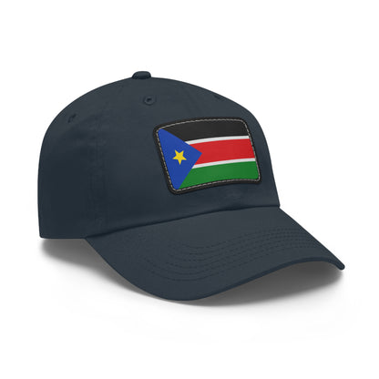 Flag Village South Sudan Flag Hat Cap with Leather Patch
