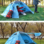 Flag Village Desert Fox Outdoor Tent Camping Double Love Aluminum Tent