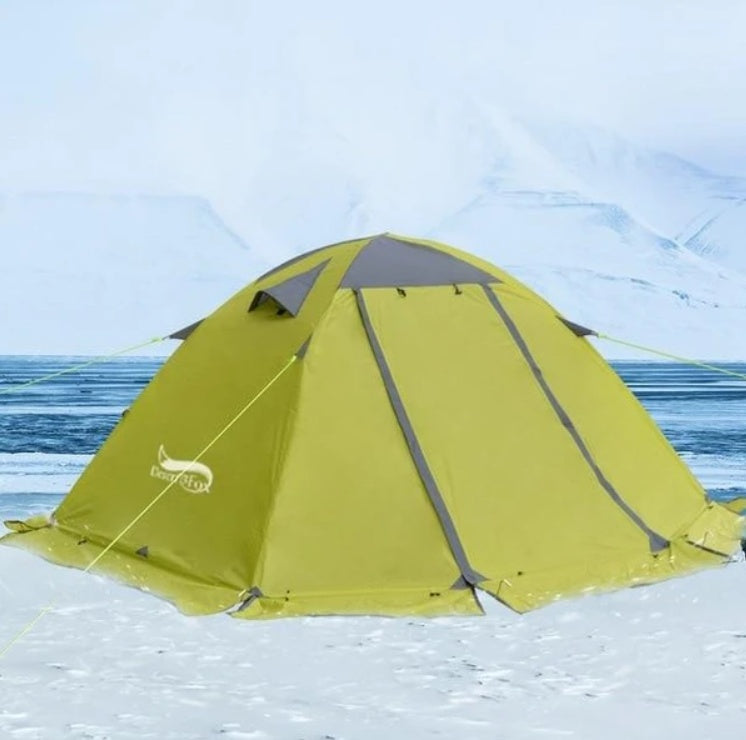 Flag Village Desert Fox Outdoor Tent Camping Double Love Aluminum Tent