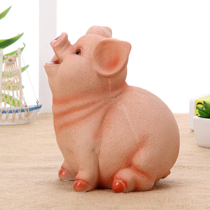 Flag Village Pig Piggy Bank Child Piggy Bank Household Items Children Toys Money Boxes Cartoon Pig Shaped Birthday Gift Coins Storage Box