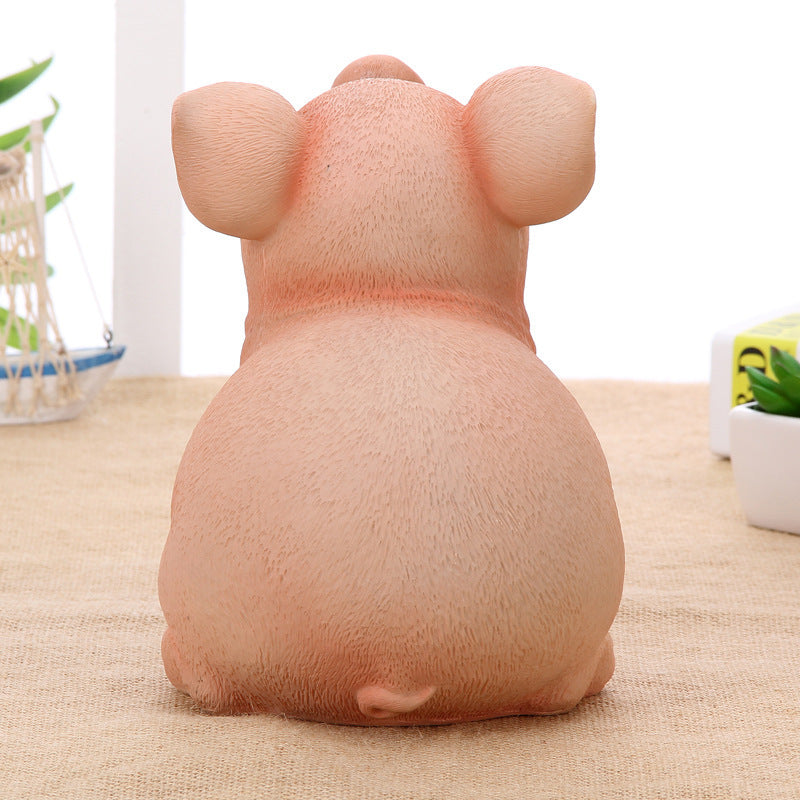 Flag Village Pig Piggy Bank Child Piggy Bank Household Items Children Toys Money Boxes Cartoon Pig Shaped Birthday Gift Coins Storage Box
