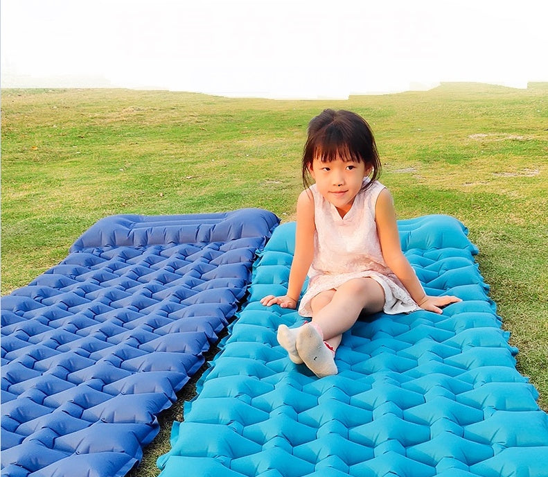 Flag Village Camping Sleeping Pad Inflatable Air Mattresses Outdoor Mat Furniture Bed Ultralight Cushion Pillow Hiking Trekking