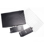 Flag Village Outdoor Portable Charcoal Grill Folding Box Grill Gift Barbecue Grill Factory Direct Sales