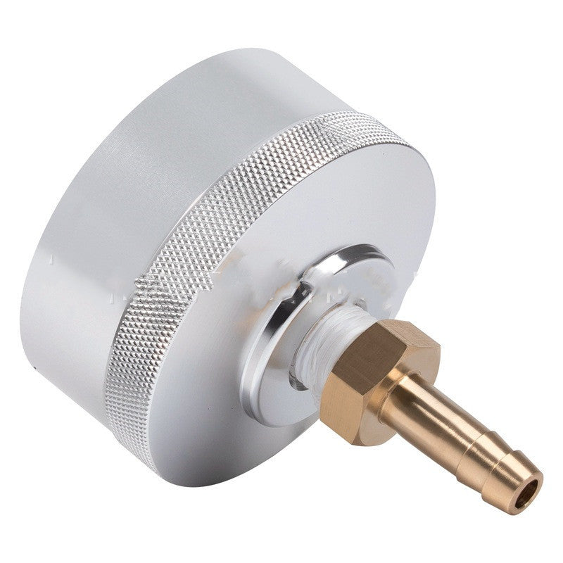 Flag Village Auto Tools Refueling Tools, Engine Cap, Silver Aluminum Alloy Anti-Corrosion Modification