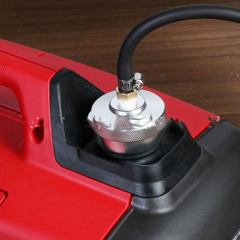 Flag Village Auto Tools Refueling Tools, Engine Cap, Silver Aluminum Alloy Anti-Corrosion Modification