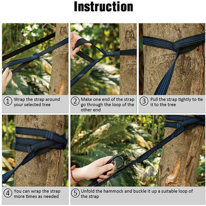 Flag Village Outdoor Hammock Outdoor Camping Hammock Hot Sale Parachute Cloth Hammock