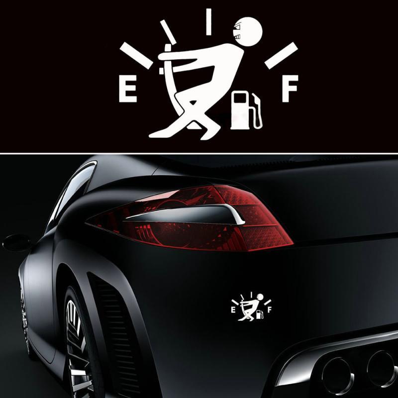 Flag Village Auto Tools Funny Car Sticker Pull Fuel Tank Pointer Ef Fuel Tank  Car Sticker Fuel Tank Vinyl Sticker Decal