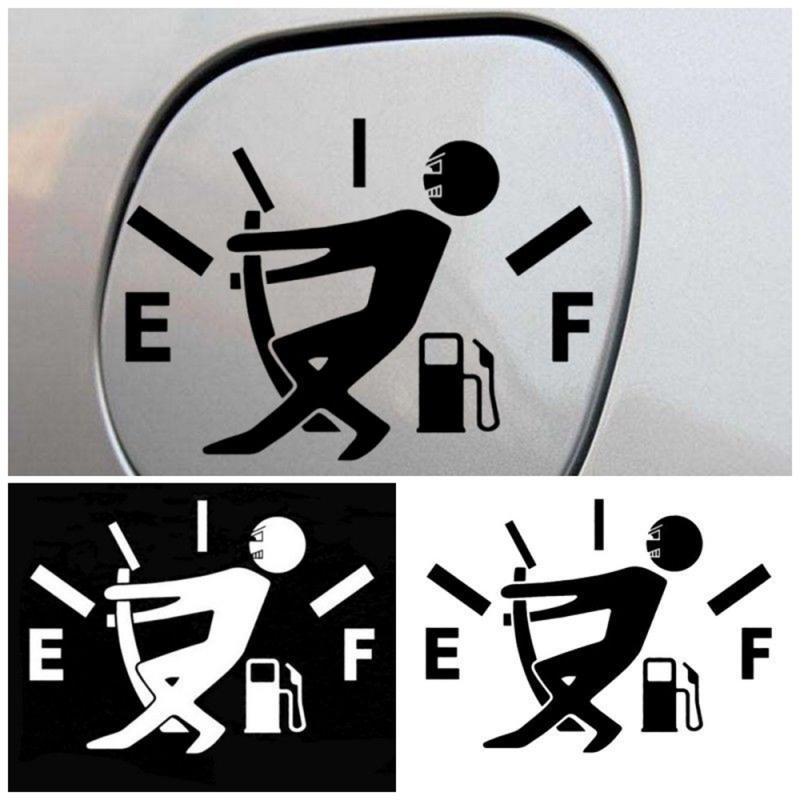 Flag Village Auto Tools Funny Car Sticker Pull Fuel Tank Pointer Ef Fuel Tank  Car Sticker Fuel Tank Vinyl Sticker Decal