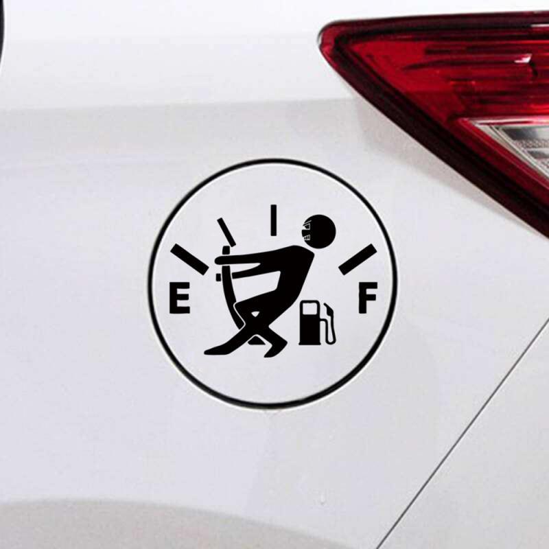 Flag Village Auto Tools Funny Car Sticker Pull Fuel Tank Pointer Ef Fuel Tank  Car Sticker Fuel Tank Vinyl Sticker Decal