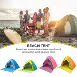 Flag Village Sunscreen Shelter Tent Anti-UV Pop Up Beach Canopy Outdoor Camping Hiking Tent Travelling Easy Carrying Portable Parts
