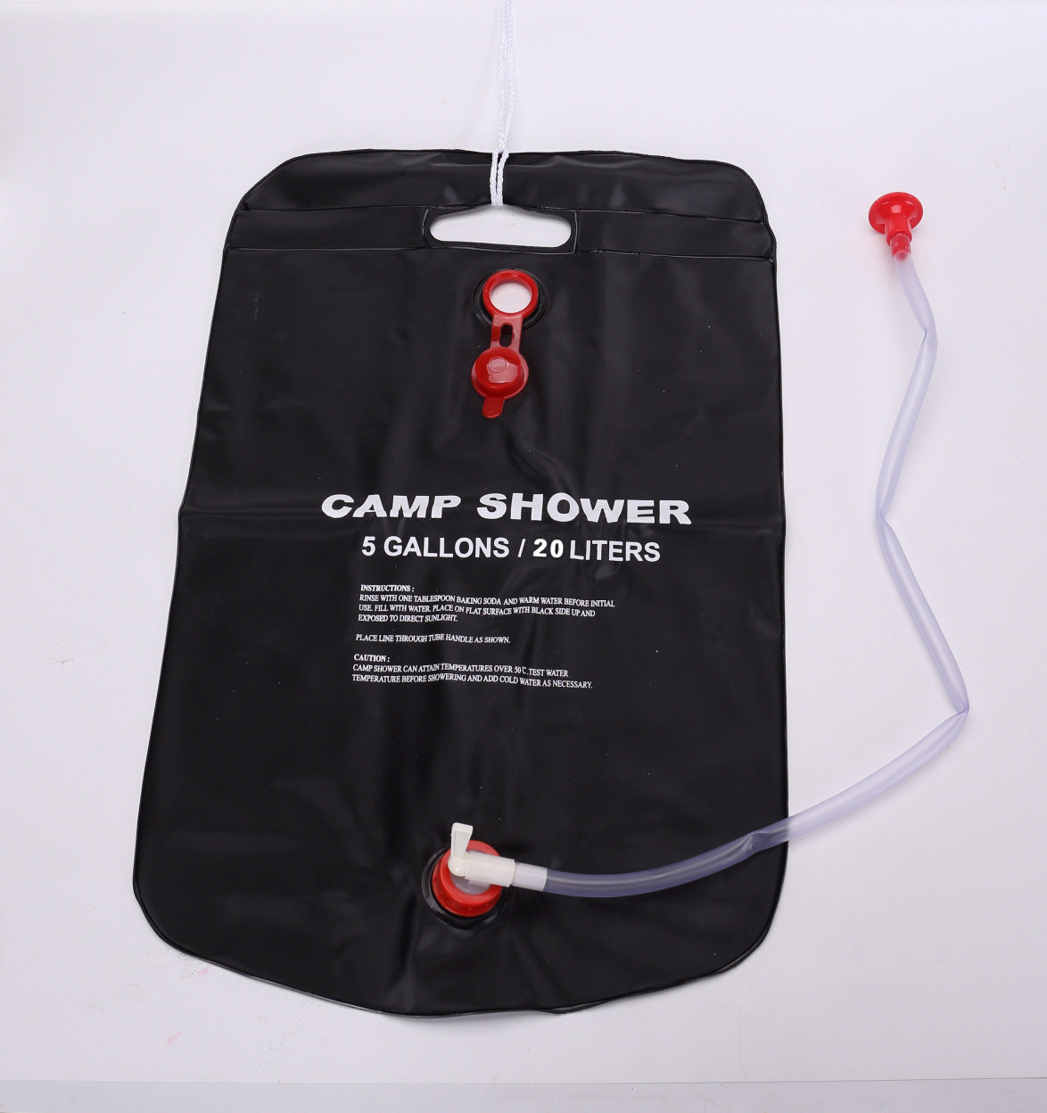 Flag Village Folding Pvc Sports Outdoor Camping Shower Water Bag Travel Bathing Water Bag