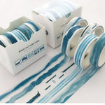 Flag Village Basic Pattern Color Gift box Set With Salt Pocket Sticker