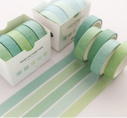 Flag Village Basic Pattern Color Gift box Set With Salt Pocket Sticker