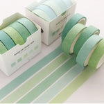 Flag Village Basic Pattern Color Gift box Set With Salt Pocket Sticker