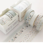 Flag Village Basic Pattern Color Gift box Set With Salt Pocket Sticker