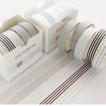 Flag Village Basic Pattern Color Gift box Set With Salt Pocket Sticker