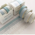 Flag Village Basic Pattern Color Gift box Set With Salt Pocket Sticker