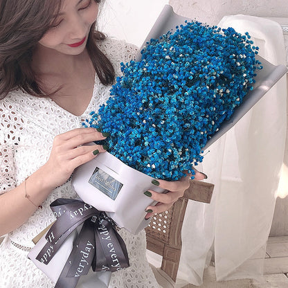 Flag Village Valentine's Day Mother's Day Gift Gypsophila Flower Bouquet Big Gift Box Birthday Gift Eternal Flower