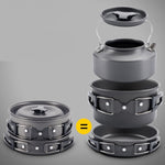 Flag Village New Outdoor Camping Portable Stove Combination