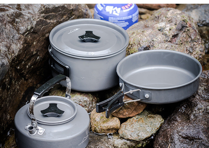 Flag Village New Outdoor Camping Portable Stove Combination