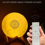 Flag Village Ramadan Gift Qulan Sound Box Qulan Muslim Bluetooth Speaker Colorful Moon Light One Replacement