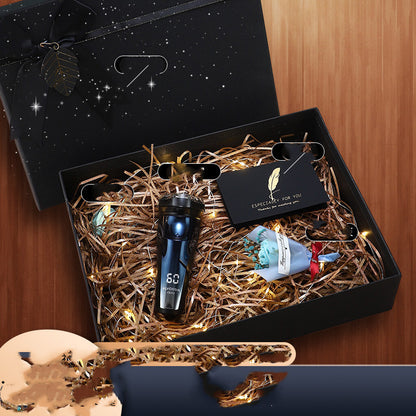 Flag Village Genuine Feike Electric Shaver Shaving Knife Gift Box Packing Birthday Gift Practical For Boyfriend Dad