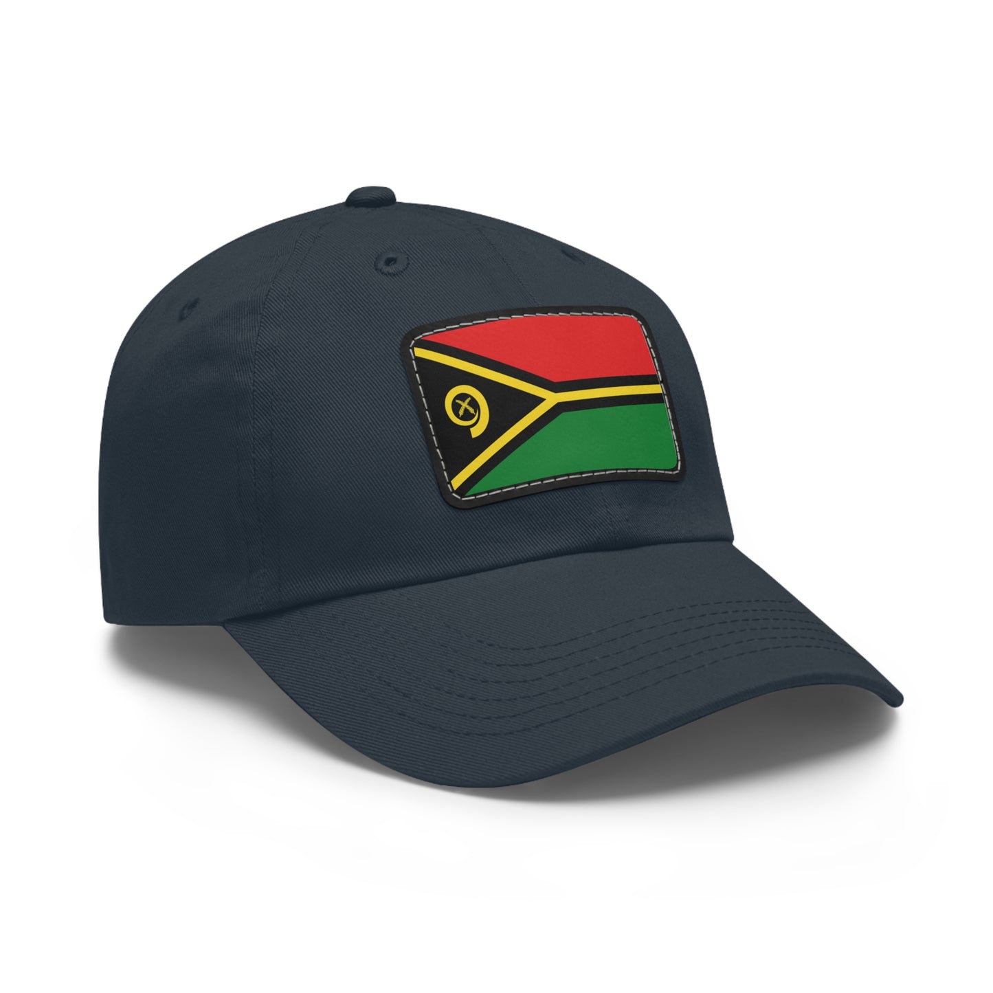 Flag Village Vanuatu Flag Hat Cap with Leather Patch