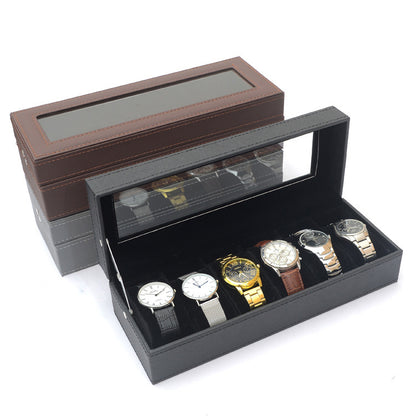 Flag Village Watch Storage Box Leather Gift Watch Box