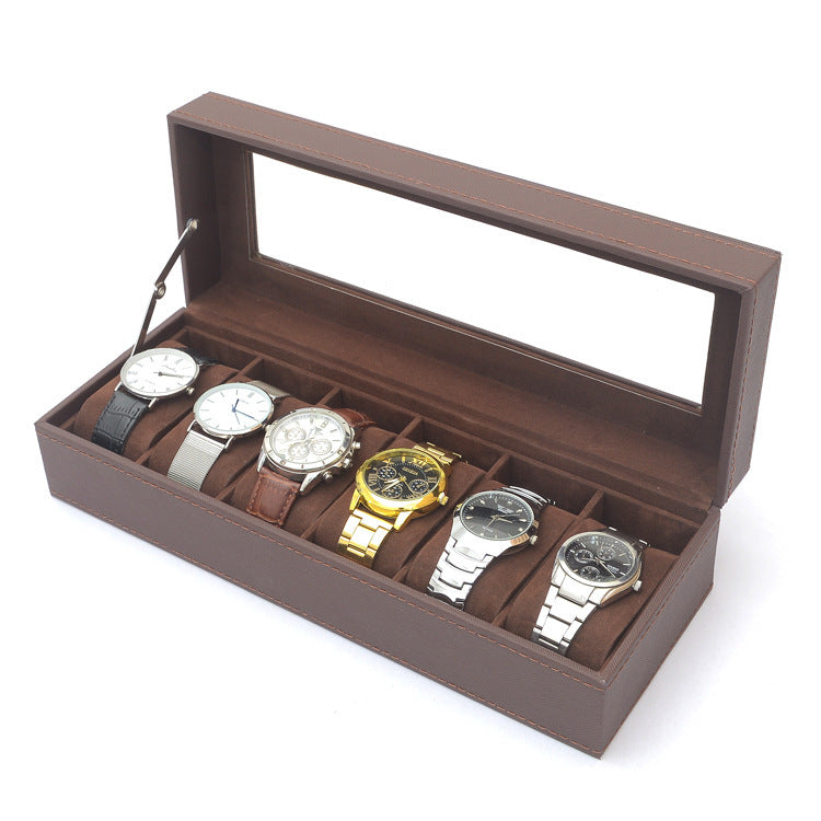 Flag Village Watch Storage Box Leather Gift Watch Box