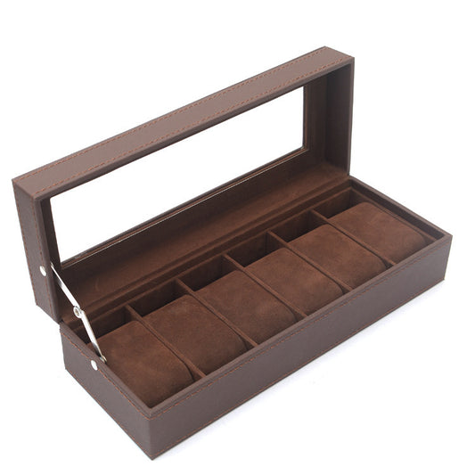 Flag Village Watch Storage Box Leather Gift Watch Box