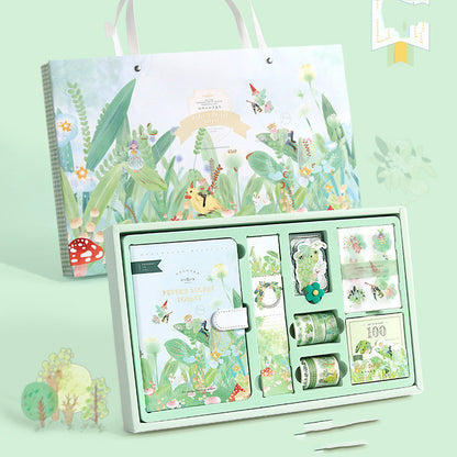 Flag Village Beautiful, Exquisite, Beautiful Notebook Hand Account Set Gift Box