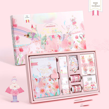 Flag Village Beautiful, Exquisite, Beautiful Notebook Hand Account Set Gift Box
