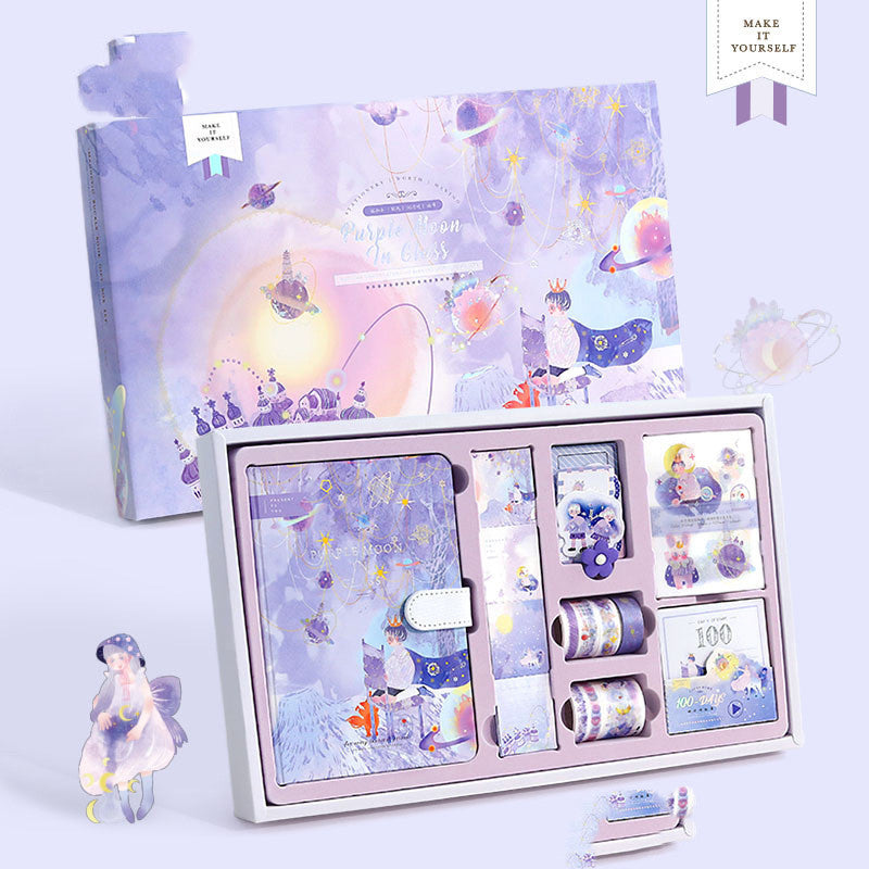 Flag Village Beautiful, Exquisite, Beautiful Notebook Hand Account Set Gift Box