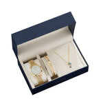 Flag Village Luxury Watch Gifts For Women Earrings Ring Necklace Bracelet