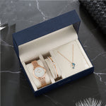 Flag Village Luxury Watch Gifts For Women Earrings Ring Necklace Bracelet