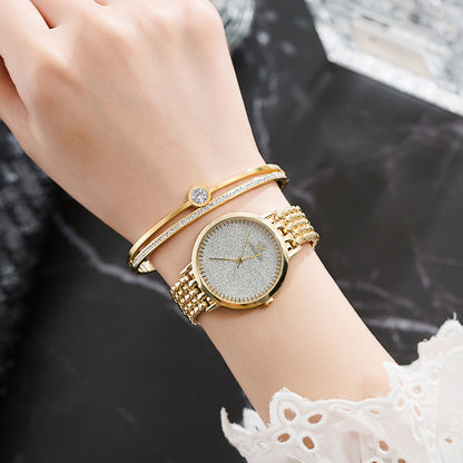 Flag Village Luxury Watch Gifts For Women Earrings Ring Necklace Bracelet
