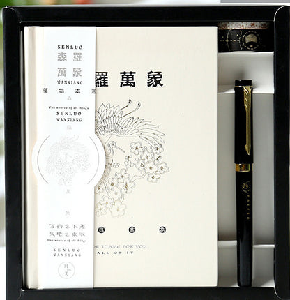 Flag Village Time Traveler Hand Account Gift Box Literary Note Diary Set Learning Color Page Note Planner Support Customization