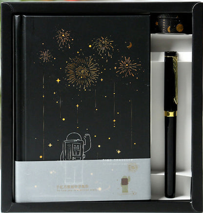 Flag Village Time Traveler Hand Account Gift Box Literary Note Diary Set Learning Color Page Note Planner Support Customization