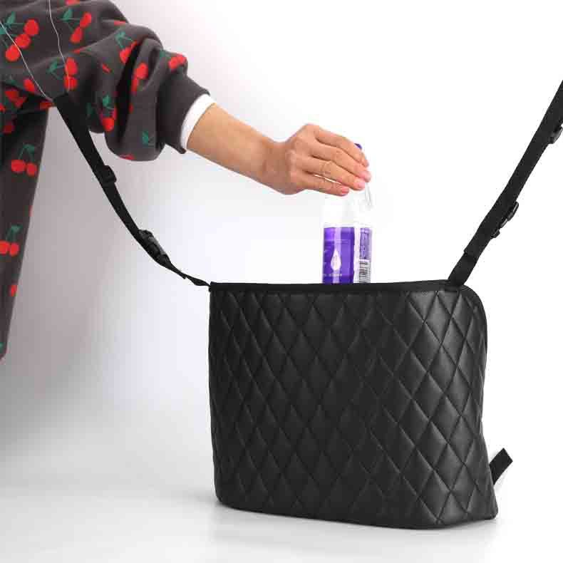 Flag Village Auto Tools Car Storage Bag Handbag Holder Car Seat Storage Organizer Handbag Holder Auto Interior Stowing Tidying Car Middle Organizer