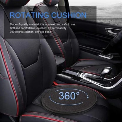 Flag Village Auto Tools 360 Degree Rotation Seat Cushion Mats For Chair Car Office Home Bottom Seats Breathable Chair Cushion For Elderly Pregnant Woman