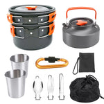 Flag Village Outdoor Portable Cookware Mess Kit Camping Hiking Picnic