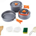 Flag Village Outdoor Portable Cookware Mess Kit Camping Hiking Picnic