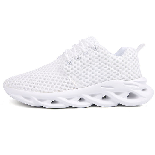 Flag Village Men'S Outdoor Hollow Mesh Running Shoes