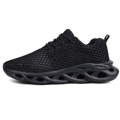 Flag Village Men'S Outdoor Hollow Mesh Running Shoes