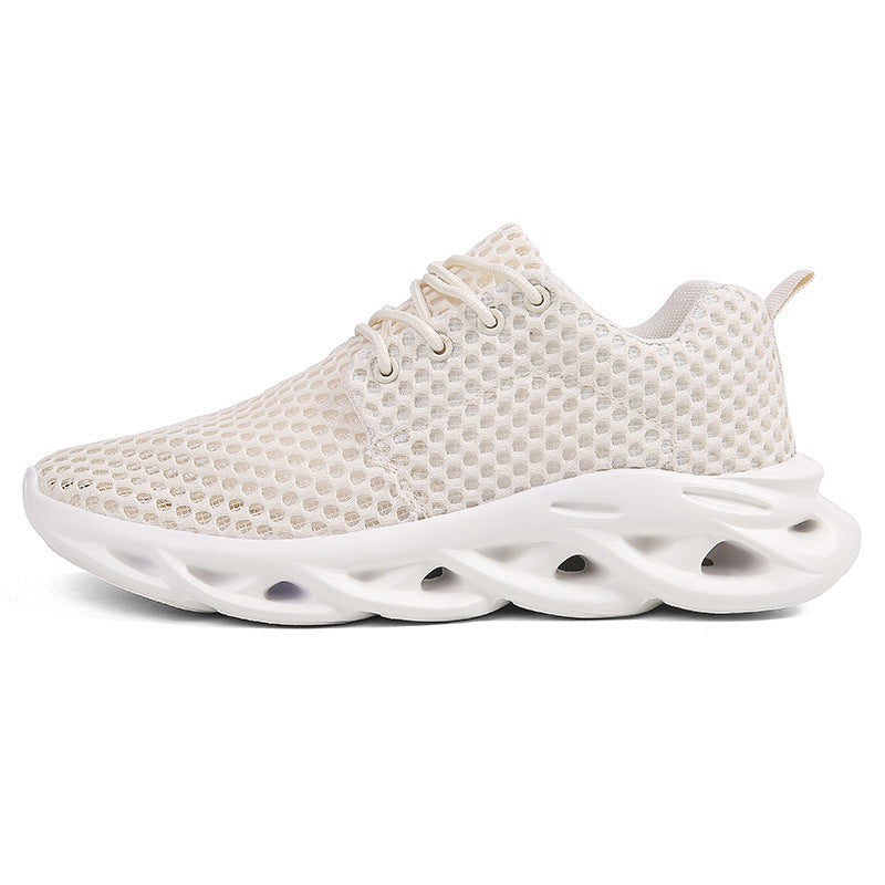 Flag Village Men'S Outdoor Hollow Mesh Running Shoes
