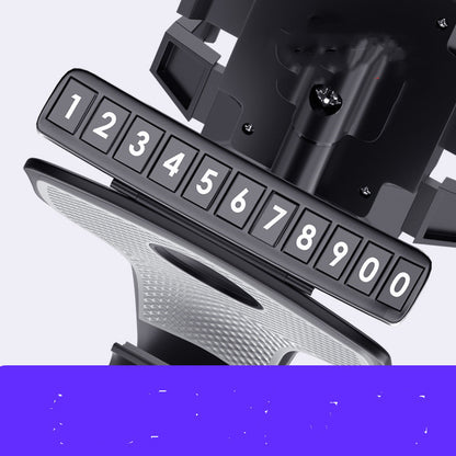 Flag Village Auto Tools New Car Phone Holder Rotary Adiustable Navigation Car Phone Stand Multi-Function With Parking Card Automotive Goods