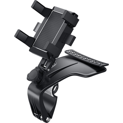 Flag Village Auto Tools New Car Phone Holder Rotary Adiustable Navigation Car Phone Stand Multi-Function With Parking Card Automotive Goods