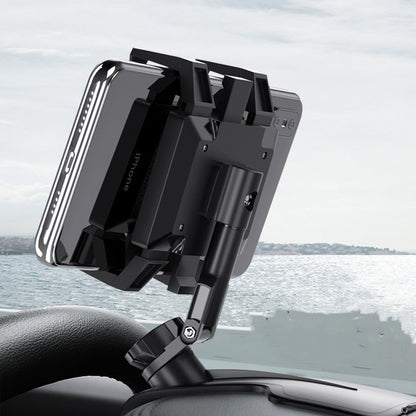 Flag Village Auto Tools New Car Phone Holder Rotary Adiustable Navigation Car Phone Stand Multi-Function With Parking Card Automotive Goods